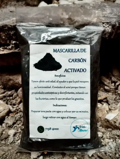 Mascarilla de carbón activado 