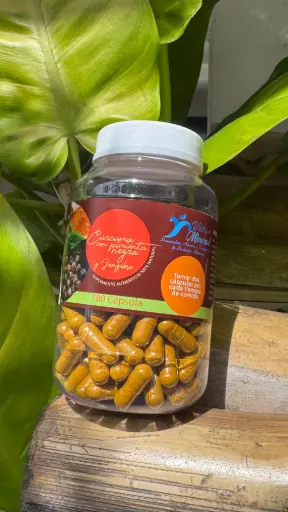 Cúrcuma con pimienta negra 180 cápsulas 